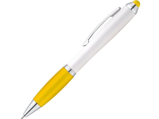 SANS.  Шариковая ручка с зажимом из металла, Желтый, арт. 025546103