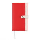 Записная книжка Pierre Cardin красная, 10,5 х 18,5 см, арт. 025646803
