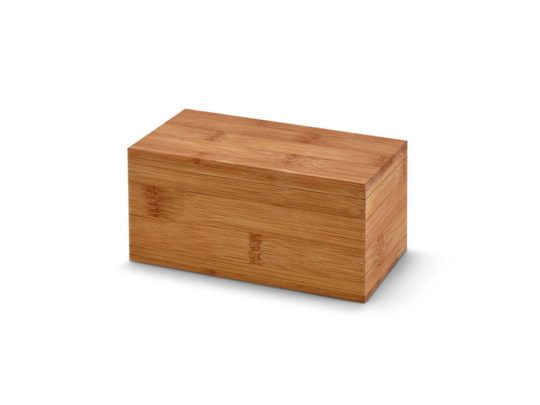 BURDOCK. Коробка из бамбука с чаем, Натуральный, арт. 025623503