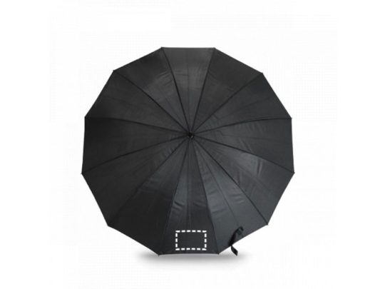 GUIL. Зонт из 12 прутьев, Черный, арт. 025591203