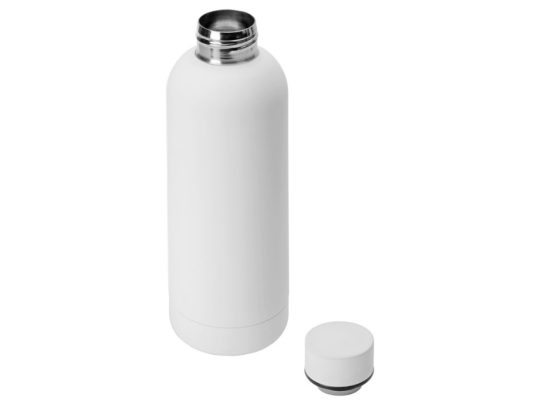 Вакуумная термобутылка Cask Waterline, soft touch, 500 мл, белый (Р), арт. 025638103
