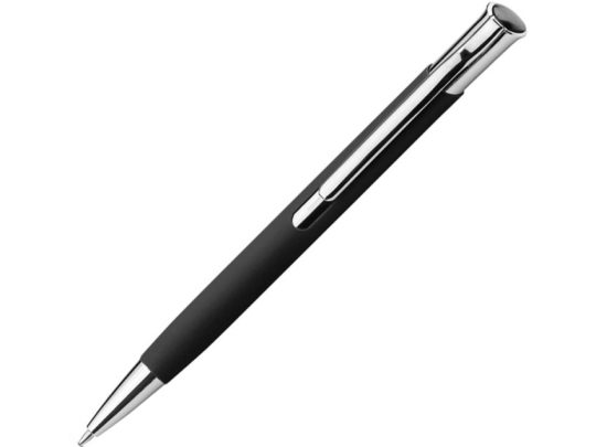OLAF SOFT. Алюминиевая шариковая ручка, Черный, арт. 025526103