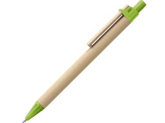 NAIROBI. Шариковая ручка из крафт-бумаги, Светло-зеленый, арт. 025549903