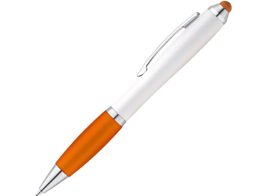SANS.  Шариковая ручка с зажимом из металла, Оранжевый, арт. 025546403
