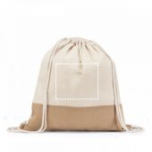 SABLON. Сумка в формате рюкзака из 100% хлопка, Натуральный, арт. 025599803