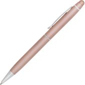 JULIE. Шариковая ручка из металла с стилусом, Светло-розовый, арт. 025519503
