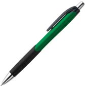 CARIBE. Шариковая ручка из ABS с противоскользящим покрытием, Зеленый, арт. 025549103