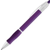 SLIM BK. Шариковая ручка с противоскользящим покрытием, Пурпурный, арт. 025525603