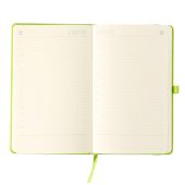 Ежедневник недатированный HAMILTON, A5, ярко-зеленый, кремовый блок