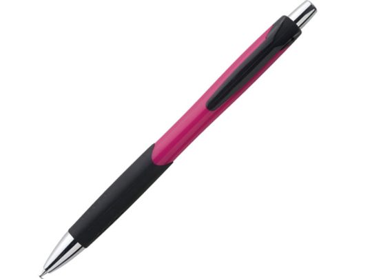 CARIBE. Шариковая ручка из ABS с противоскользящим покрытием, Розовый, арт. 025548903