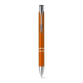 BETA PLASTIC.  Шариковая ручка с зажимом из металла, Оранжевый, арт. 025515203