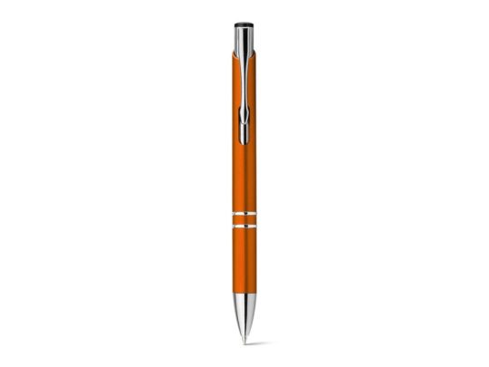 BETA PLASTIC.  Шариковая ручка с зажимом из металла, Оранжевый, арт. 025515203