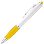 SANS BK.  Шариковая ручка с зажимом из металла, Желтый, арт. 025527803