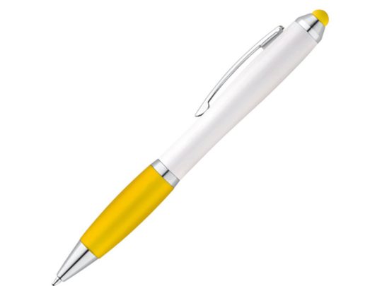 SANS BK.  Шариковая ручка с зажимом из металла, Желтый, арт. 025527803
