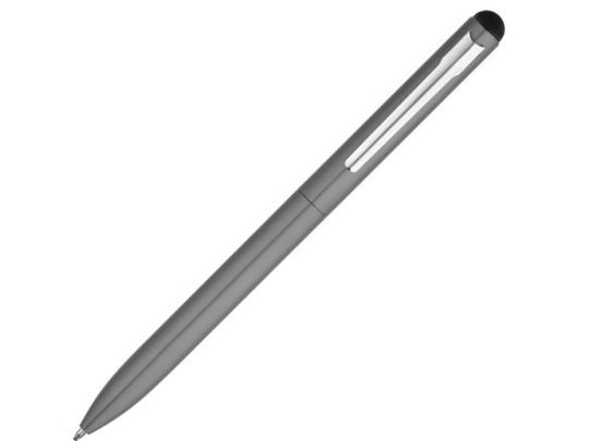 WASS TOUCH. Алюминиевая шариковая ручка с стилусом, Металлик, арт. 025541803