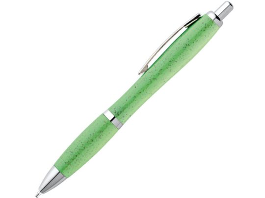 TERRY. Шариковая ручка из волокон пшеничной соломы и ABS, Светло-зеленый, арт. 025556003