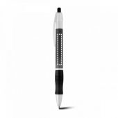 SLIM BK. Шариковая ручка с противоскользящим покрытием, Белый, арт. 025525503