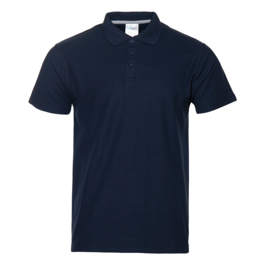 Рубашка мужская 04 Рубашка поло мужская 04_Т-синий (46) (XL/52)