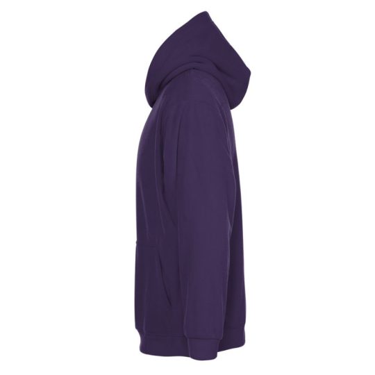 Худи флисовое унисекс Manakin, фиолетовое, размер XL/XXL