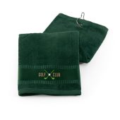 GOLFI. Полотенце для гольфа из хлопка, Темно-зеленый, арт. 025713003