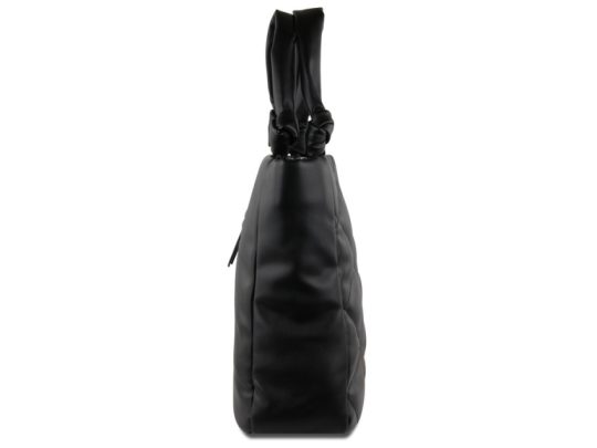Сумка-шоппер BUGATTI Cara, чёрная, полиуретан, 43х11х32 см, 10 л, арт. 025736303