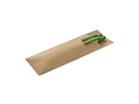 LEAF. Набор из ручки и механического карандаша, Зеленый, арт. 025717403