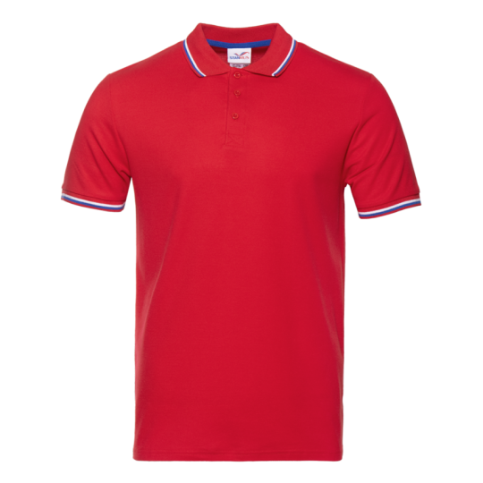 Рубашка мужская 04RUS Рубашка поло мужская 04RUS_Красный (14) (3XS/40)