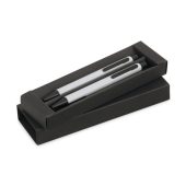 HUDSON. Набор шариковой ручки и механического карандаша из алюминия, Сатин серебро, арт. 025713703