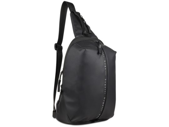 Рюкзак с одним плечевым ремнем BUGATTI Blanc, чёрный, тарпаулин/полиэстер, 18х9х30 см, арт. 025731203