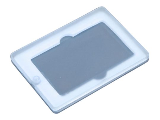 Пластиковая упаковка CARD-BOX, прозрачная, белого цвета., арт. 025950703