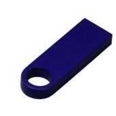 USB 2.0-флешка на 8 Гб с мини чипом и круглым отверстием, синий (8Gb), арт. 025941403