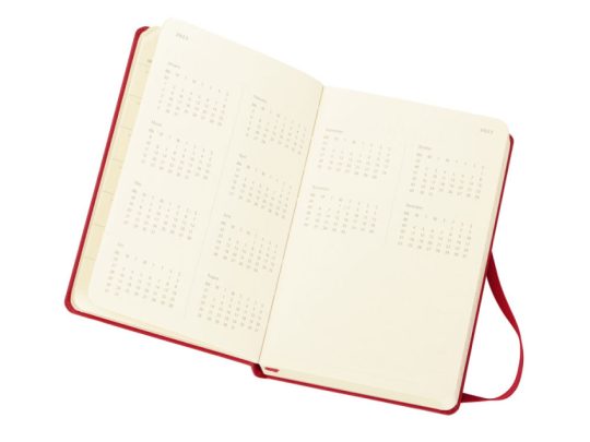 Ежедневник Moleskine Classic (2022), Pocket (9х14), красный, твердая обложка (А6), арт. 025904603