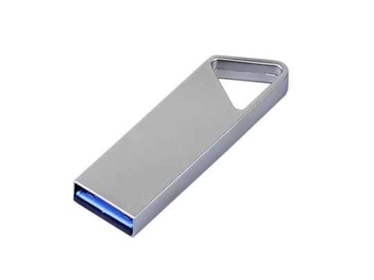 USB 3.0-флешка на 128 Гб с мини чипом, компактный дизайн, отверстие треугольной формы для цепочки (128Gb), арт. 025946203