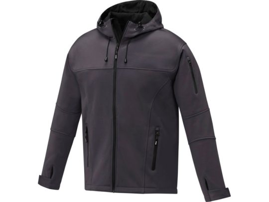 Match Мужская куртка софтшел, storm grey (XL), арт. 025910403