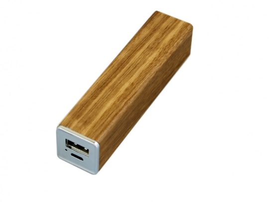 PB-wood1 Универсальное зарядное устройство power bank прямоугольной формы. 2200MAH. Красный (2200 mAh), арт. 025949803