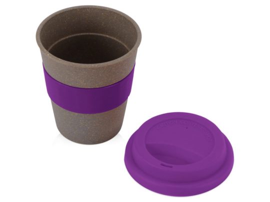 Стакан с силиконовой крышкой Café, фиолетовый, арт. 025900003