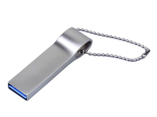 USB 3.0-флешка на 16 Гб с мини чипом, компактный дизайн, боковое отверстие для цепочки (16Gb), арт. 025947003
