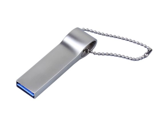 USB 2.0-флешка на 64 Гб с мини чипом, компактный дизайн, боковое отверстие для цепочки (64Gb), арт. 025946803