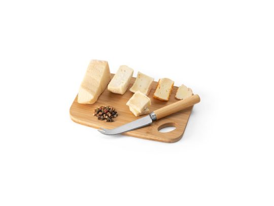 CAPPERO. Набор из доски и ножа для сыра, натуральный, арт. 025969703