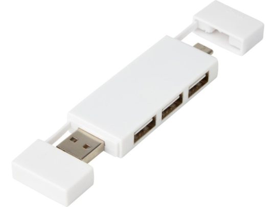 Mulan Двойной USB 2.0-хаб, белый, арт. 025936603