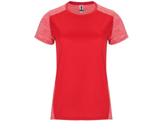 Спортивная футболка Zolder женская, красный/меланжевый красный (L), арт. 026003403