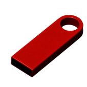 USB 2.0-флешка на 32 Гб с мини чипом и круглым отверстием, красный (32Gb), арт. 025942503