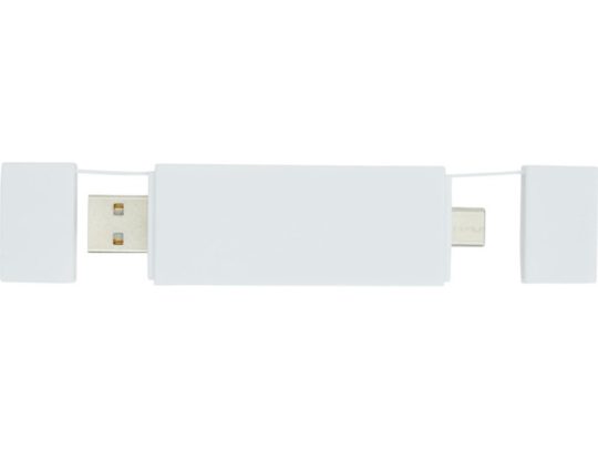 Mulan Двойной USB 2.0-хаб, белый, арт. 025936603