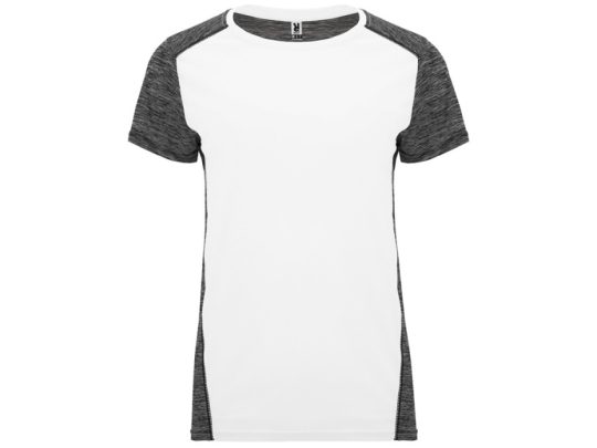 Спортивная футболка Zolder женская, белый/меланжевый черный (S), арт. 026003703
