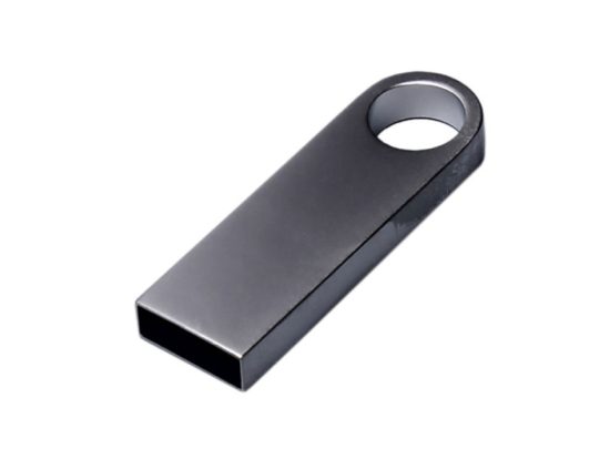 USB 3.0-флешка на 64 Гб с мини чипом и круглым отверстием, серебристый (64Gb), арт. 025943903
