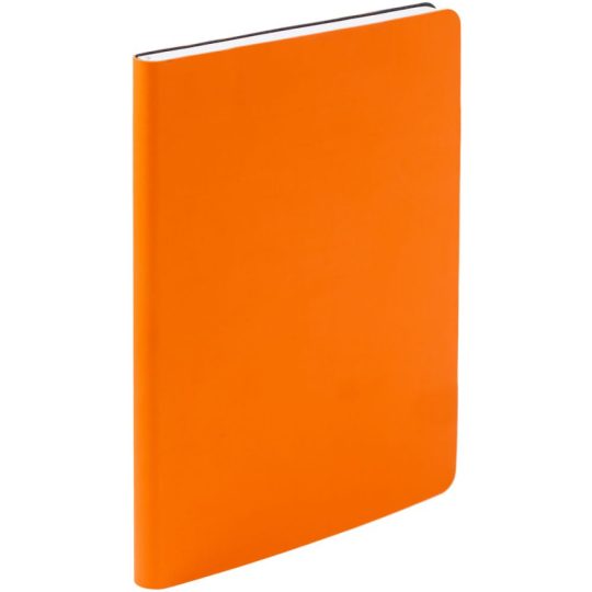 Ежедневник Flex Shall, недатированный, оранжевый, с белой бумагой