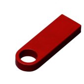 USB 2.0-флешка на 8 Гб с мини чипом и круглым отверстием, красный (8Gb), арт. 025941503