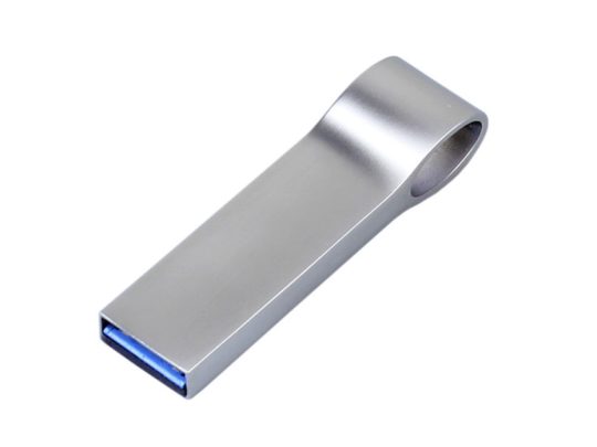 USB 3.0-флешка на 32 Гб с мини чипом, компактный дизайн, боковое отверстие для цепочки (32Gb), арт. 025947103
