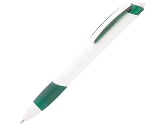 Ручка шариковая Соната, белый/зеленый (Р), арт. 025898103