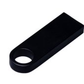 USB 2.0-флешка на 64 Гб с мини чипом и круглым отверстием, черный (64Gb), арт. 025942803